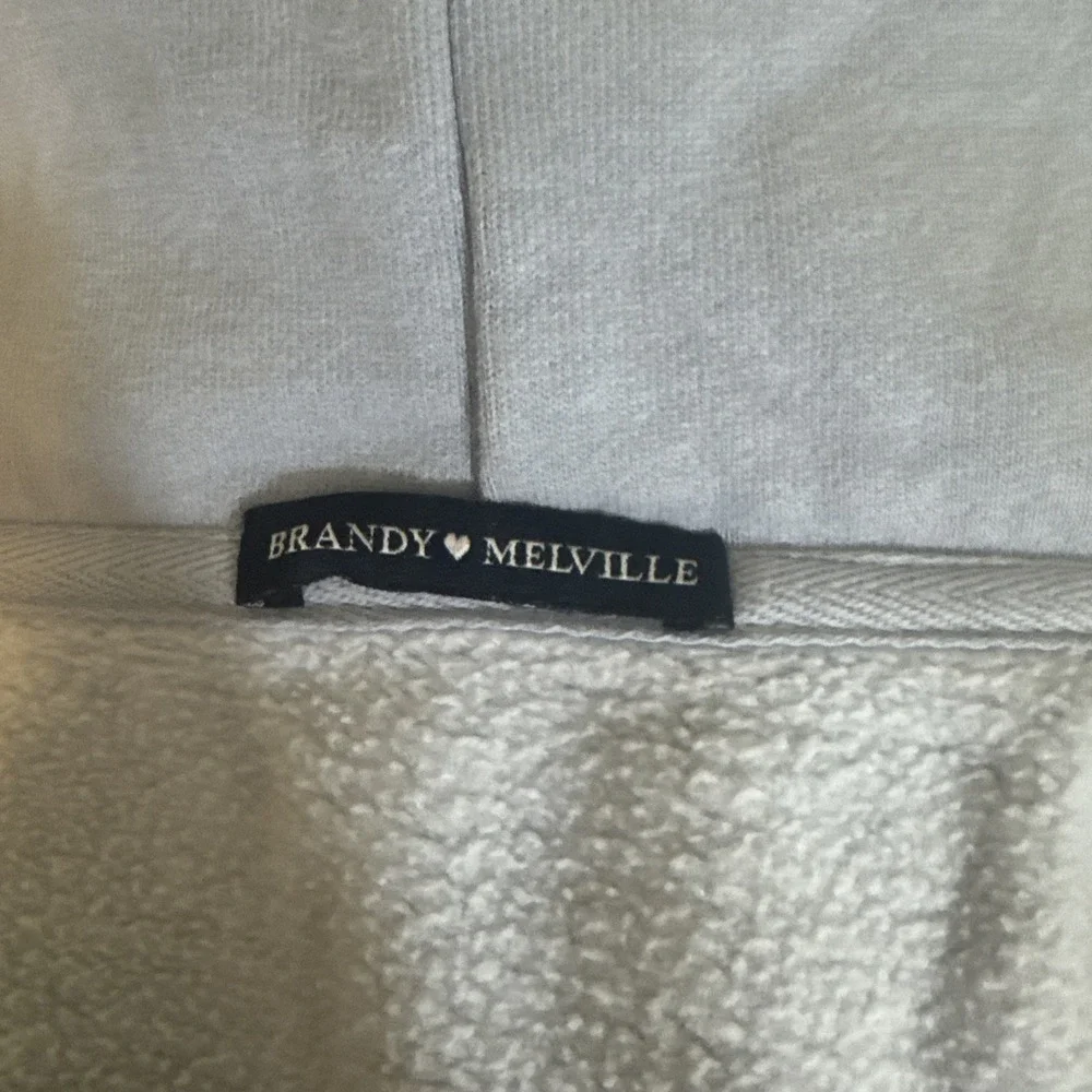 BRANDY MELVILLE John Galt Christy Hoodie Oversized Full-Zip Jacket Blue One Size